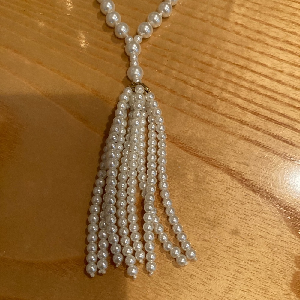 Pearl statement necklace